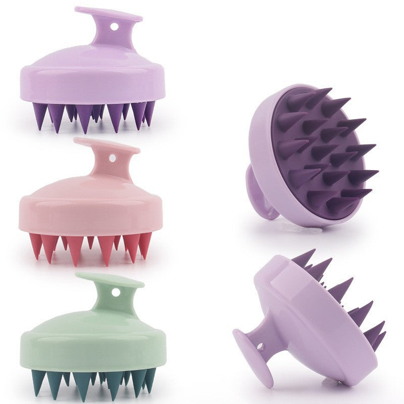 Shampoo Brush New Scalp Shampoo Artifact Head Massage Brush Shampoo Comb Soft Glue Shampoo Brush