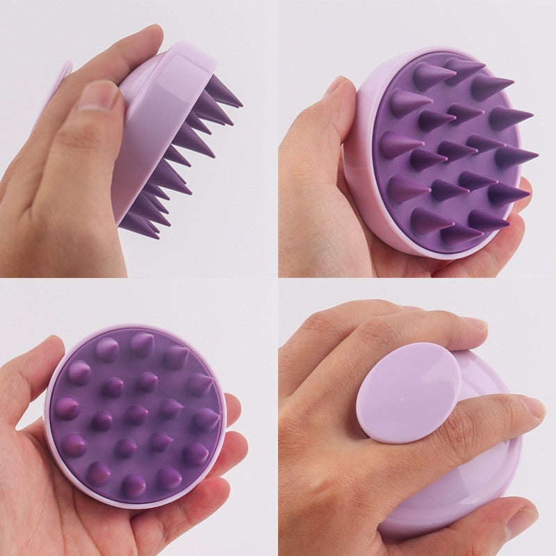 Shampoo Brush New Scalp Shampoo Artifact Head Massage Brush Shampoo Comb Soft Glue Shampoo Brush